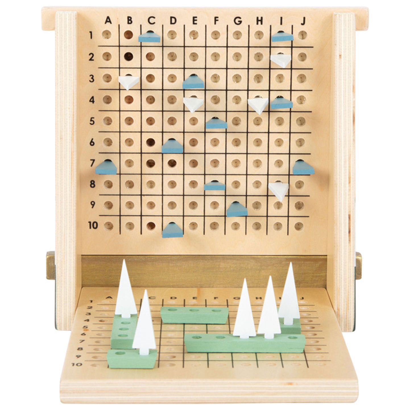 Small Foot-Houten Strategie Spel Slag om de Schepen