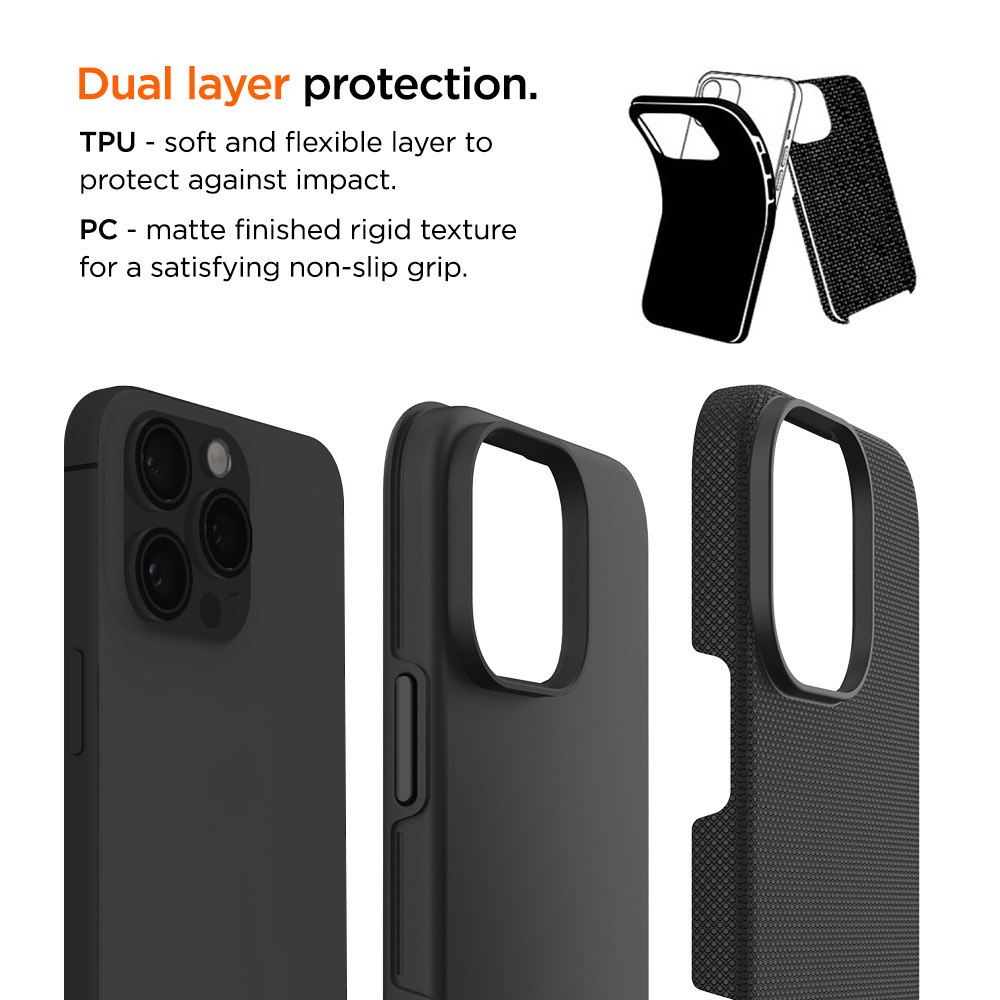iPhone 16 Pro Max North Case Premium Hybrid Schutzhülle (EGCA00627) - Schwarz