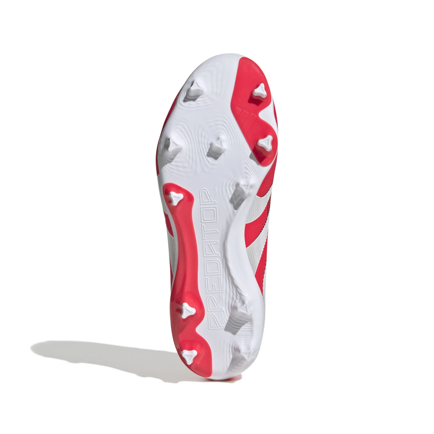 Adidas Predator League Gras / Kunstgras Voetbalschoenen (MG) Kids Rood Wit Zwart