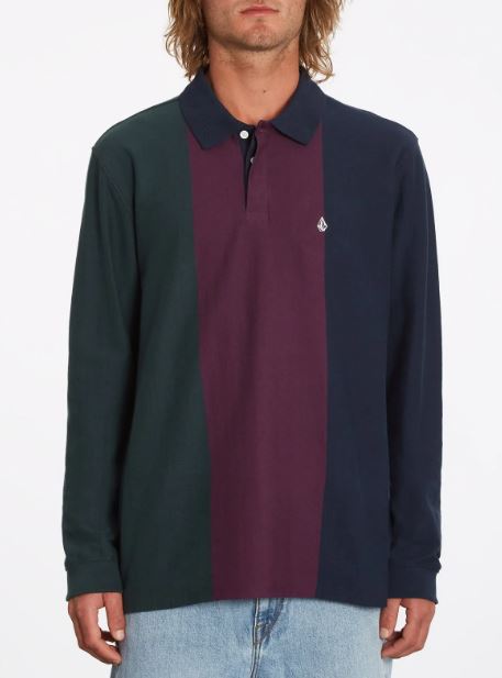 Volcom Sumpter Polo LS Navy