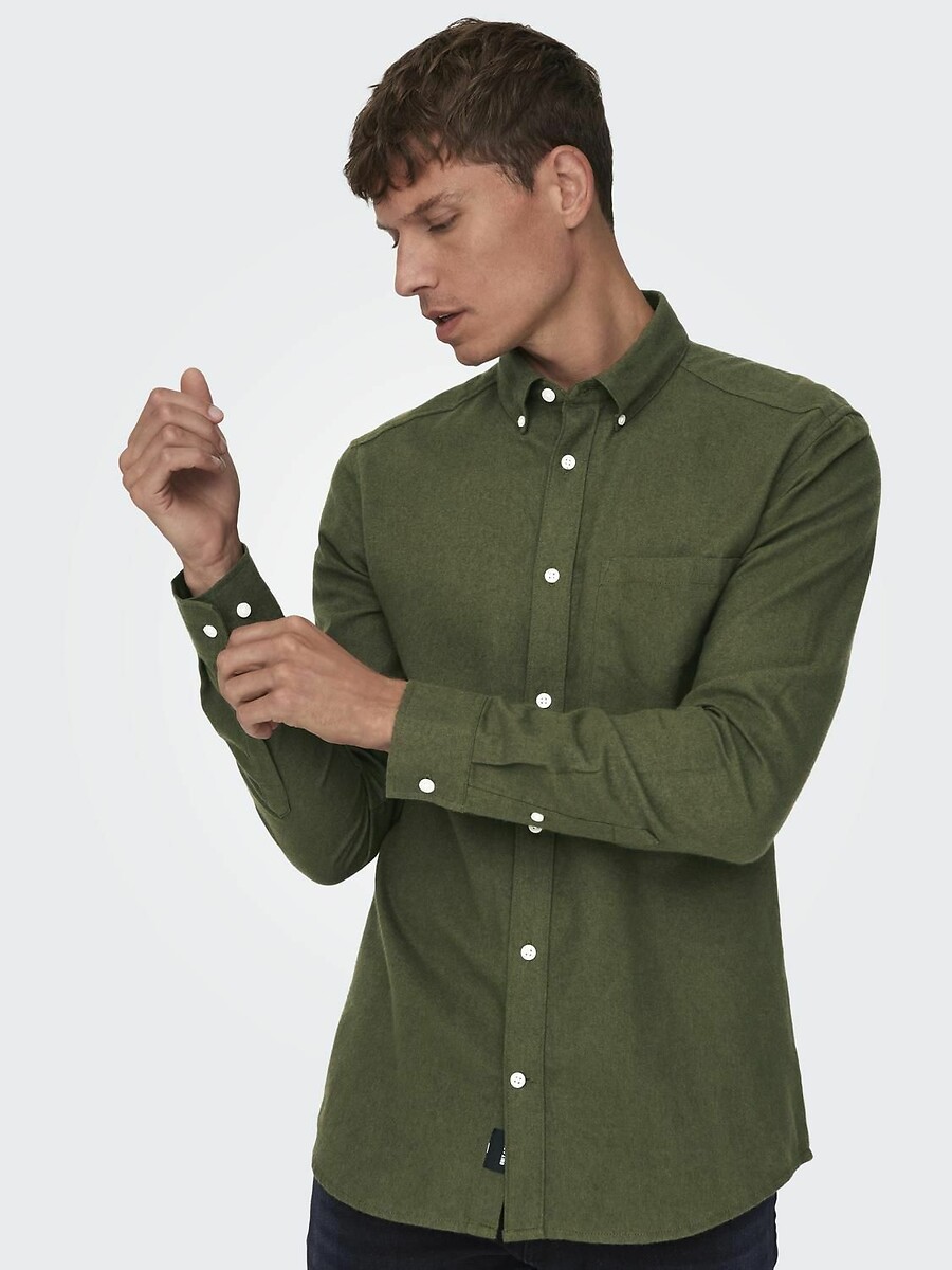 ONLY & FILHOS<br>Camisa Slim