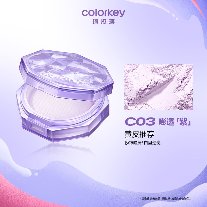 COLORKEY - Flash Purple Edition Losse Poeder - 2 Kleuren