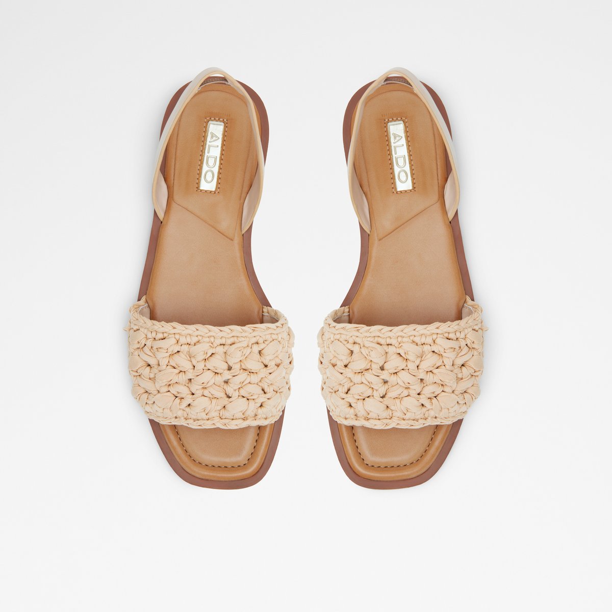 Solena Natural Women Flat Sandals