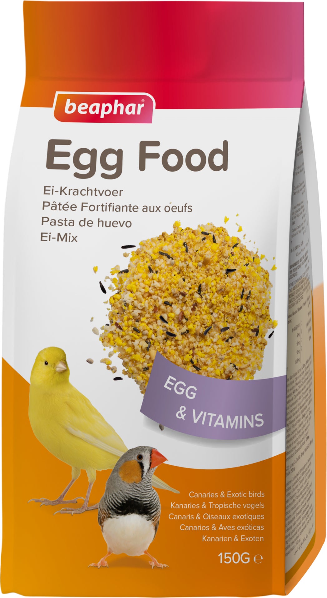 Beaphar vogelvoer Ei-krachtvoer kanarie 150 gram