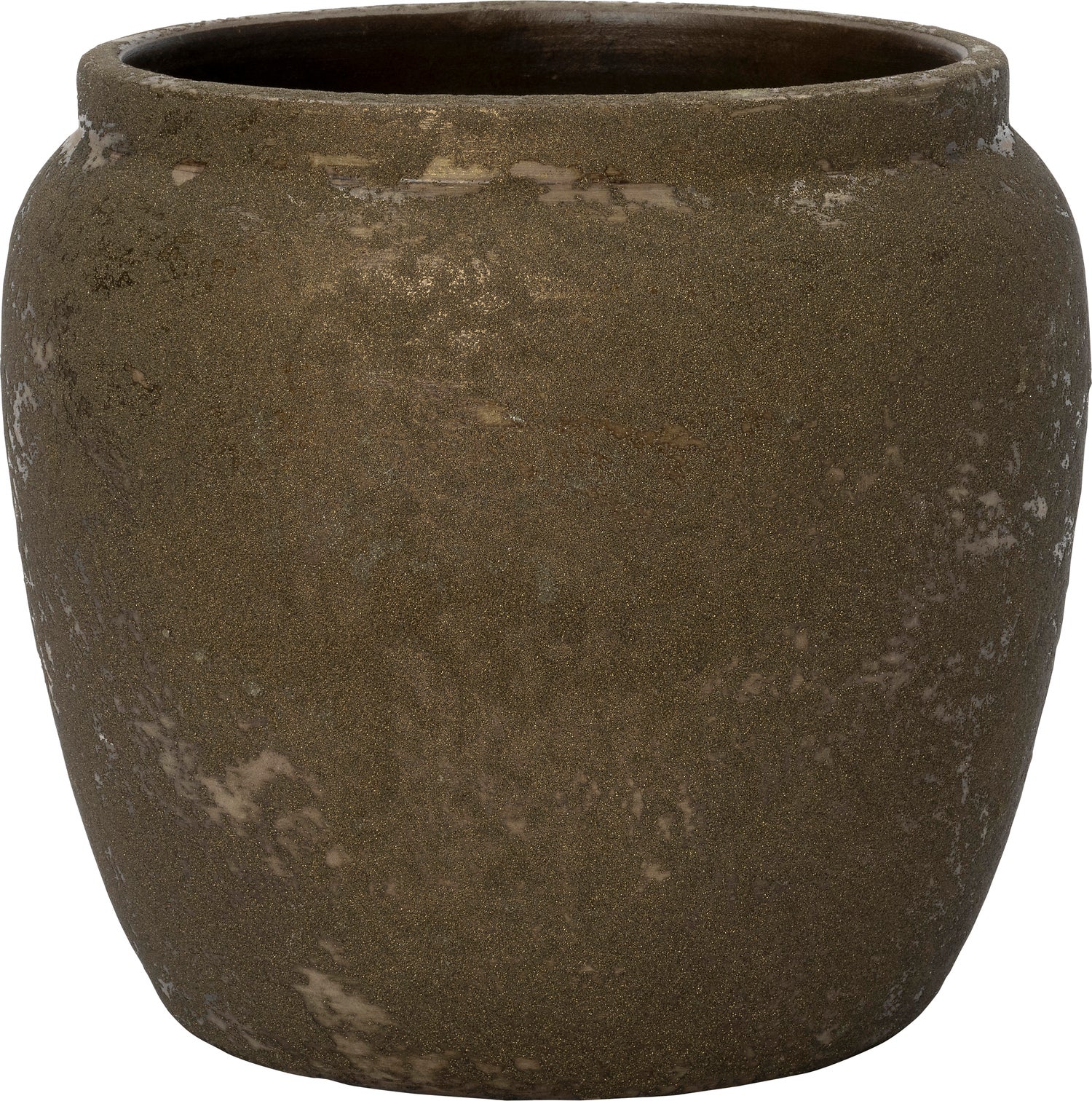 Intratuin bloempot Reyes bruin / goud D 22 H 20 cm