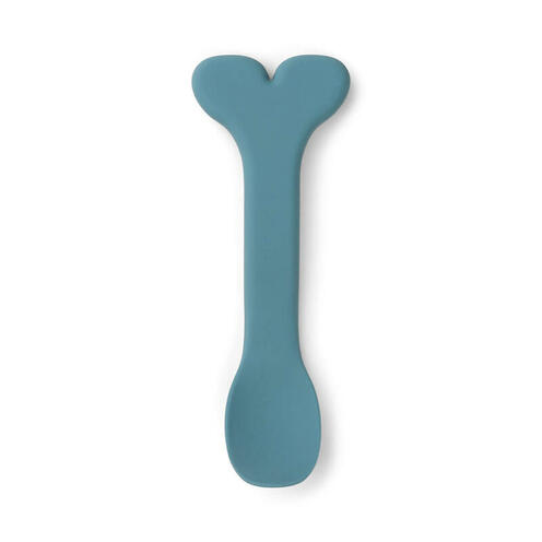 Bol Ventouse et Cuillère Silicone WALLY Bleu - DONE BY DEER