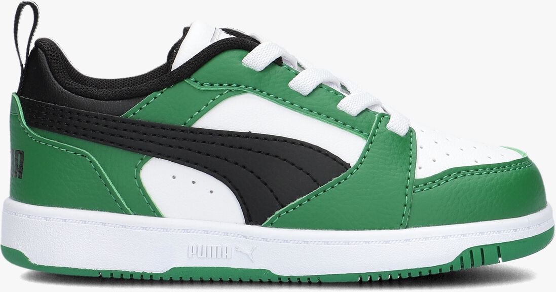 PUMA groene puma lage sneakers rebound v6 lo