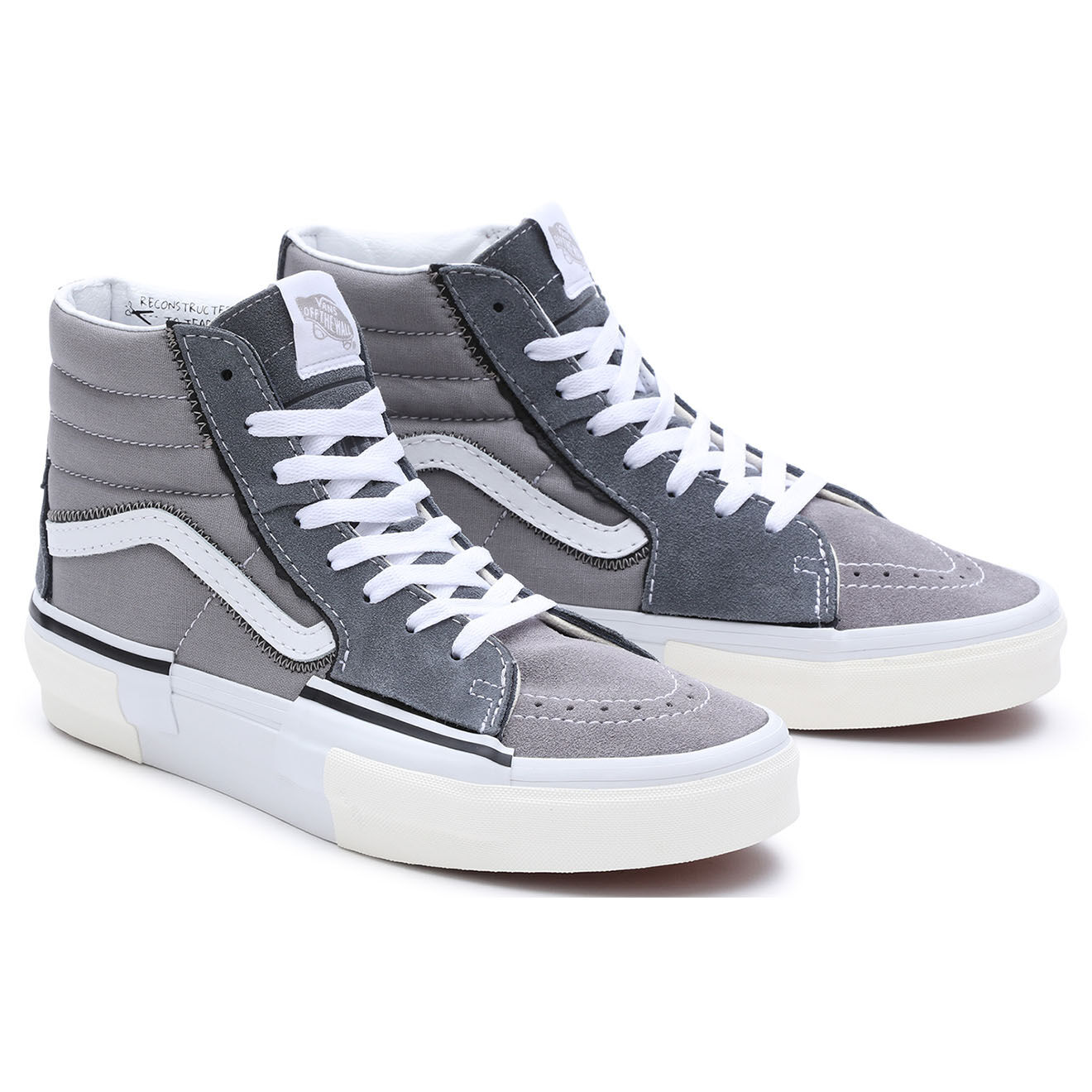 Vans Baskets SK8-Hi Reconstruct grises