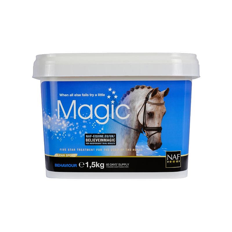 NAF Magic – Kalmeringssupplement met magnesium en kruiden voor paarden