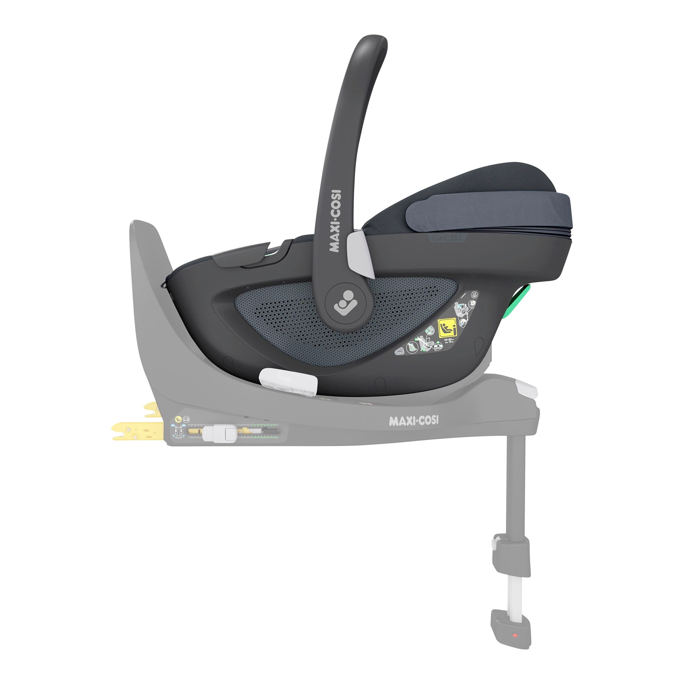 Maxi-Cosi Babyschale Pebble 360 inkl. Kindersitz Pearl 360 und Isofix-Basis FamilyFix 360 essential graphite