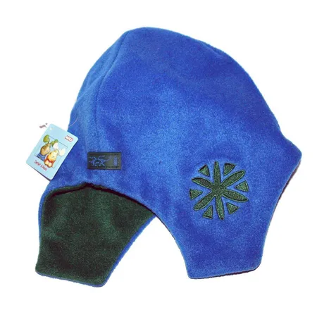 NICI Mütze Detlef & Rosa Blau/Grün mit Muster Größe M