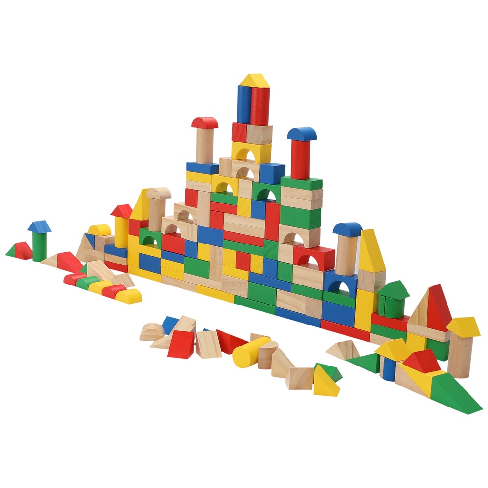 Squirrel Play 150-teiliges Holzbausteinset