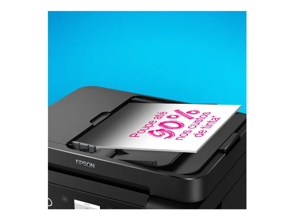 Epson EcoTank ET-3850 - Multifunktionsprinter - farve - blækprinter - A4/Legal (medie) - op til 15.5 spm (udskriver) - 250 ark - LAN, Wi-Fi