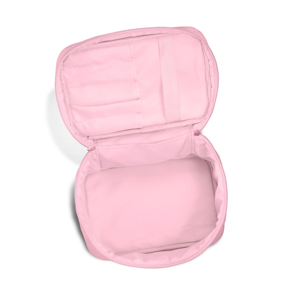 Gillian Jones - Beauty Box in quilted nylon Pink - Toilettaske
