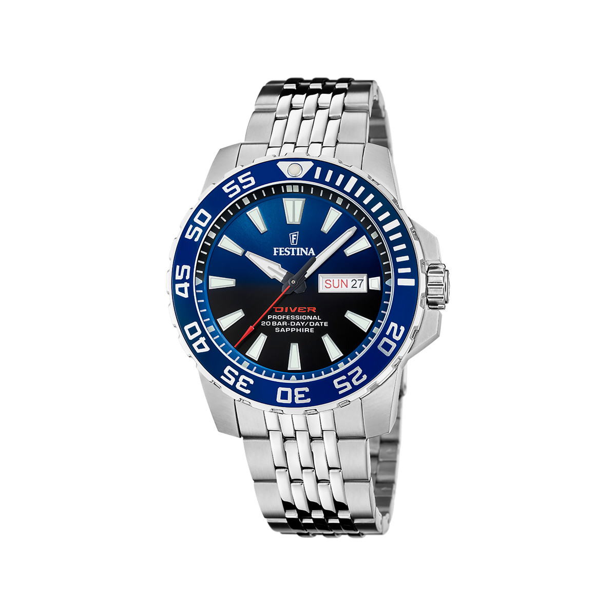 Montre FESTINA the originals homme bracelet acier gris