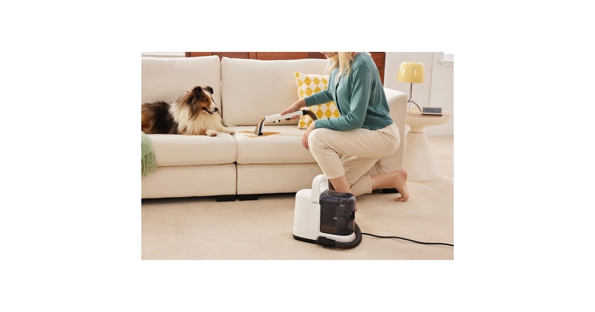 TinecoiCarpet SPOT Cleaner Tapijtreiniger vloerreiniger  (Wit/zwart, Vlekkenreiniger tapijt, meubels, auto | twee aparte waterreservoirs)