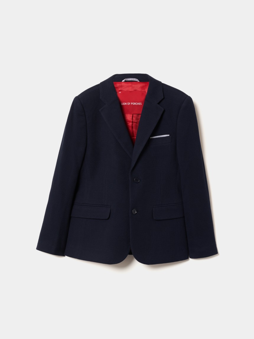 Blazer de algodão com bolsos