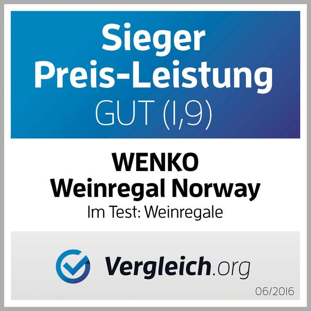 Weinregal Norway, für 12 Flaschen