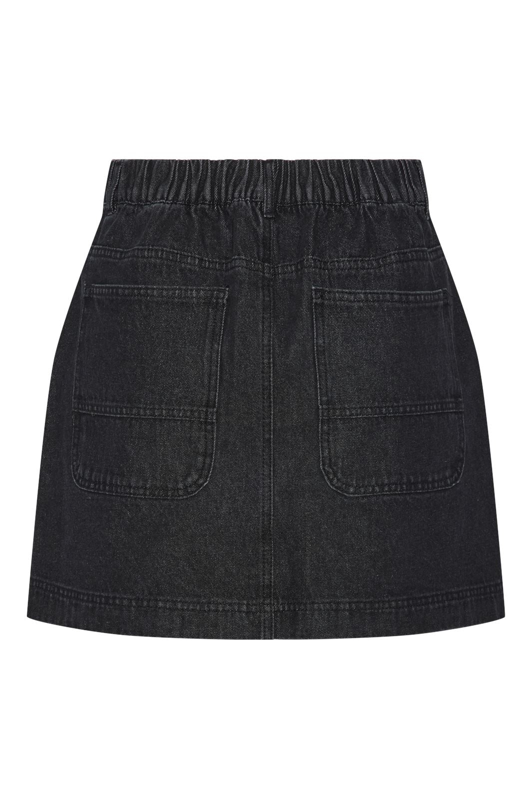 Pieces Pcchrissy Short Denim Skirt Pwp Mm 4717075 black denim
