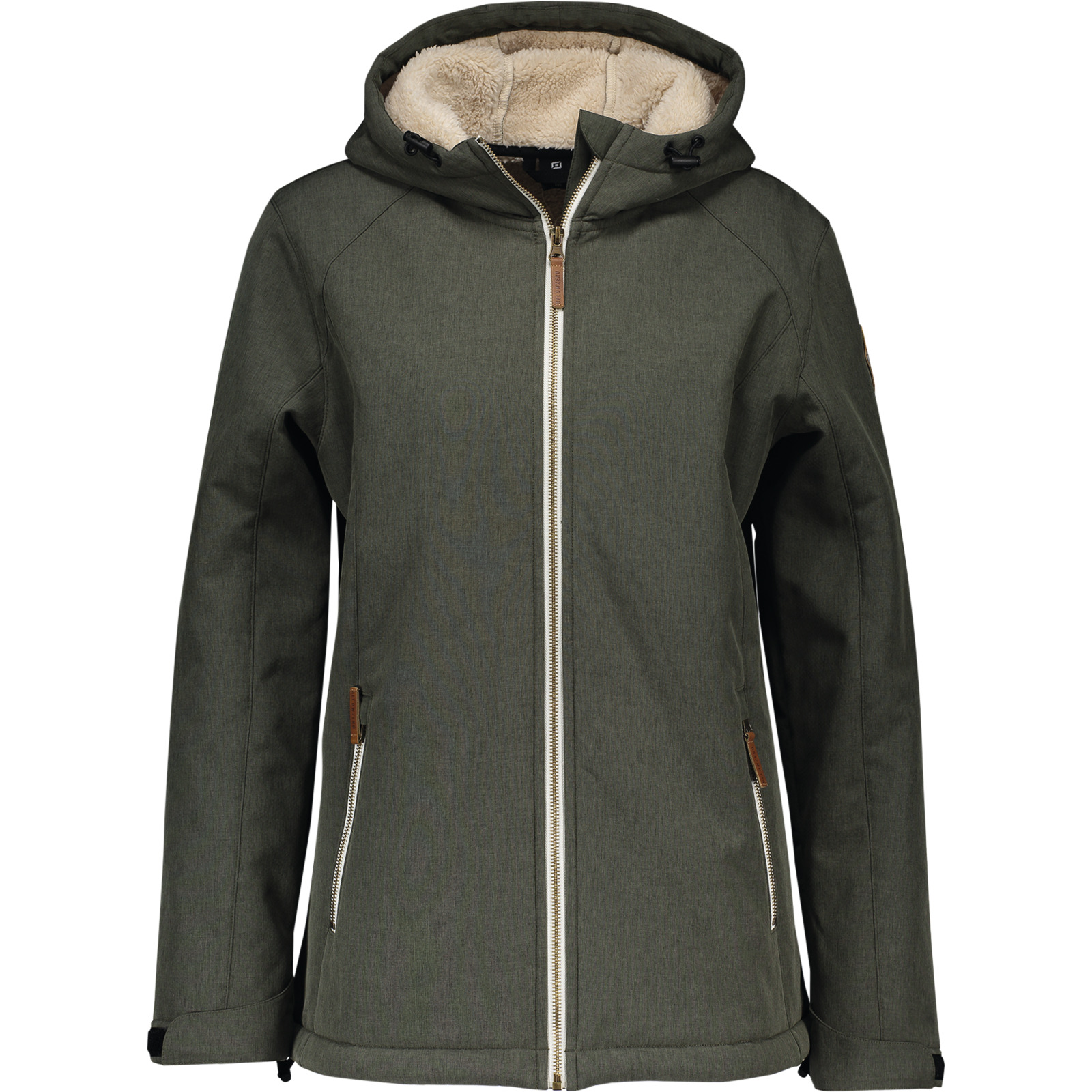 Belowzero Damen-Softshelljacke Isa XXL, olive