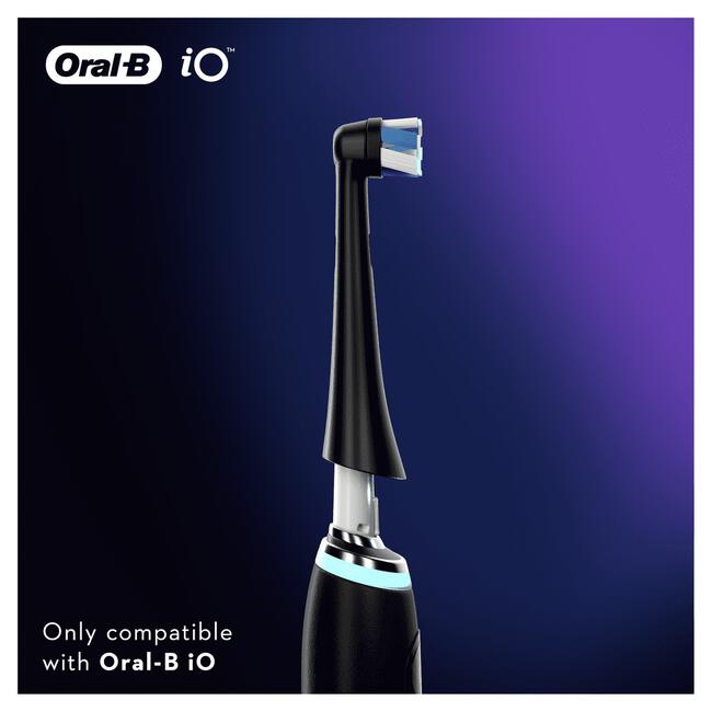 Oral-B iO Ultimate Clean Opzetborstels Zwart 4 Stuks
