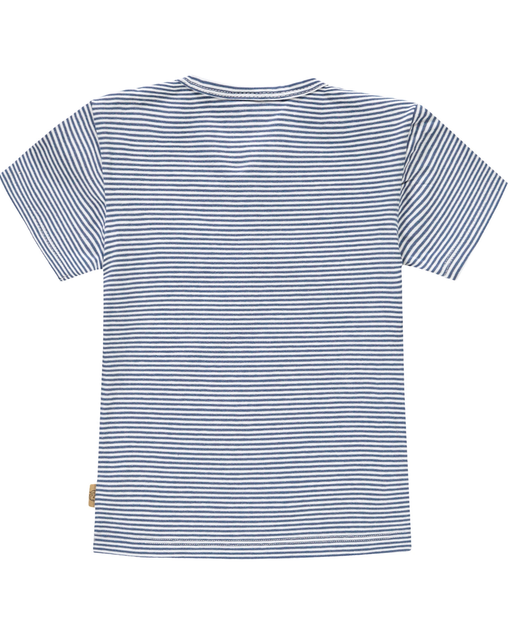 T-Shirt MONKEY POCKET gestreift in blau/weiß