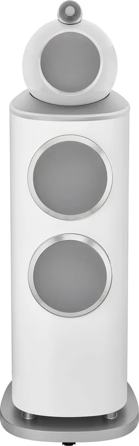 B&W 802 D4 Blanc satin (la paire) Enceintes colonne