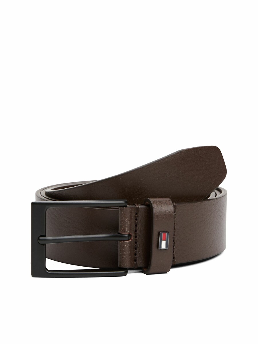 TOMMY HILFIGER<br>Cinto de couro Layton 3,5cm