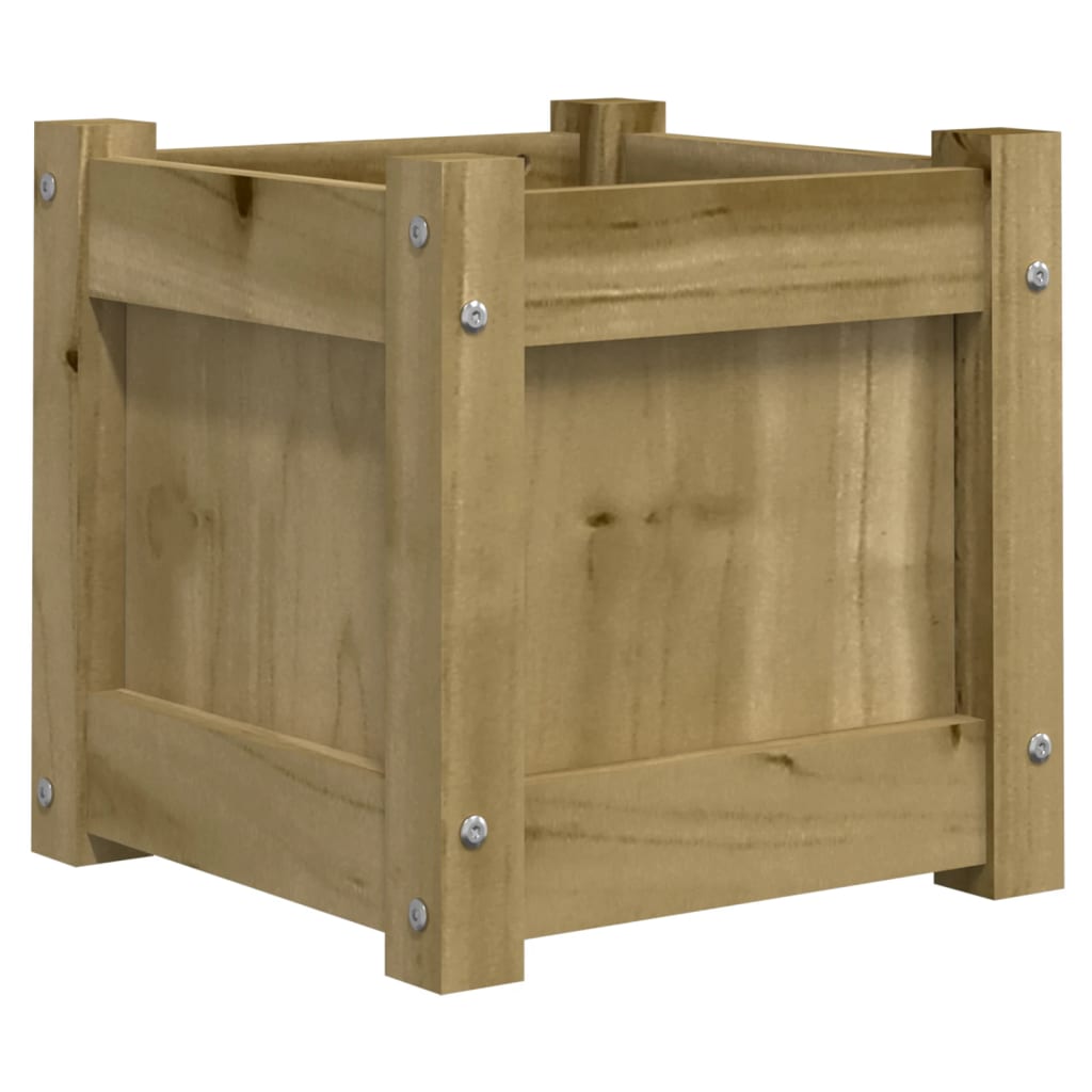 Jardinière 31x31x31 cm bois de pin imprégné