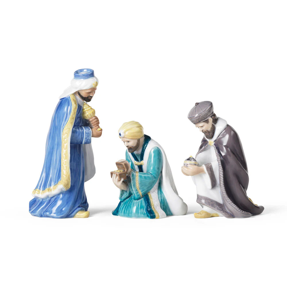 Royal Copenhagen  Figurine Krybbespil: De 3 vise mænd