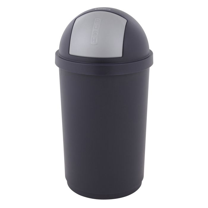 Curver Push Bulletbin 50 Liter blauw/zilver (VB393000)