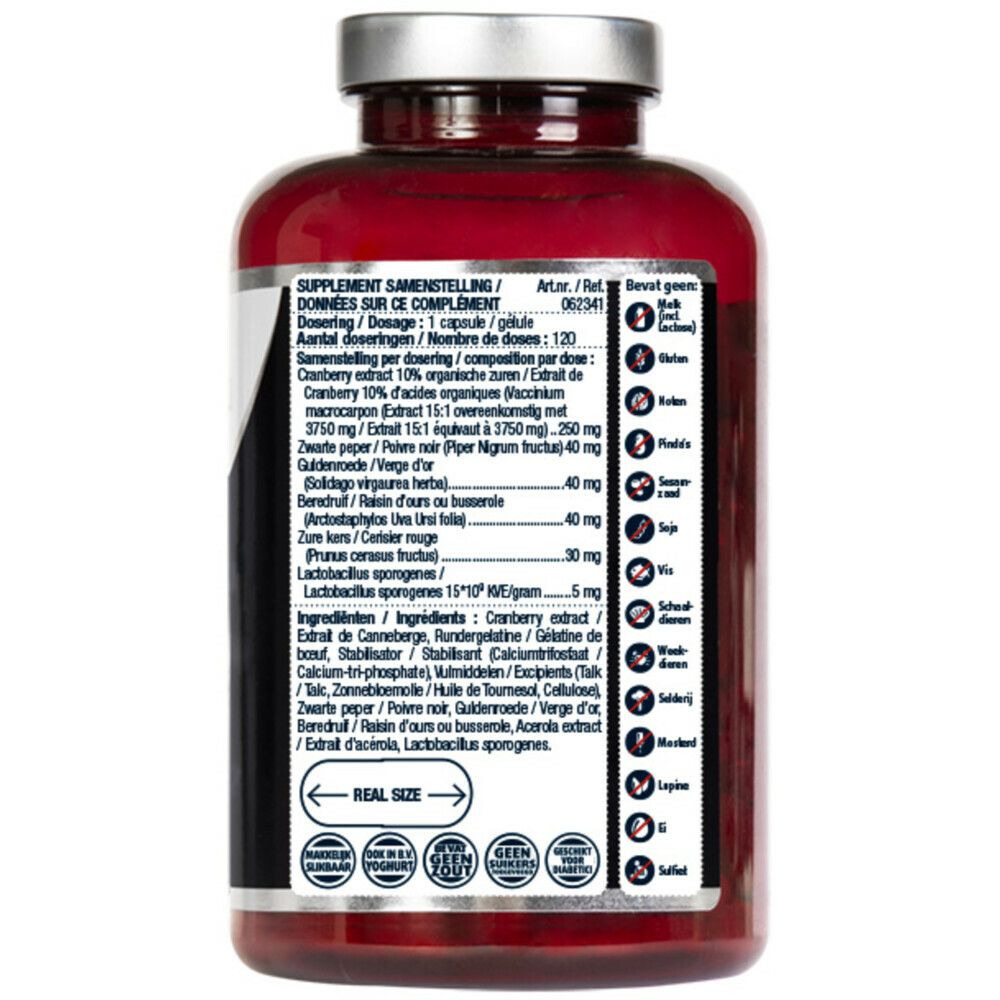 2x Lucovitaal Cranberry X-tra One a Day120 capsules