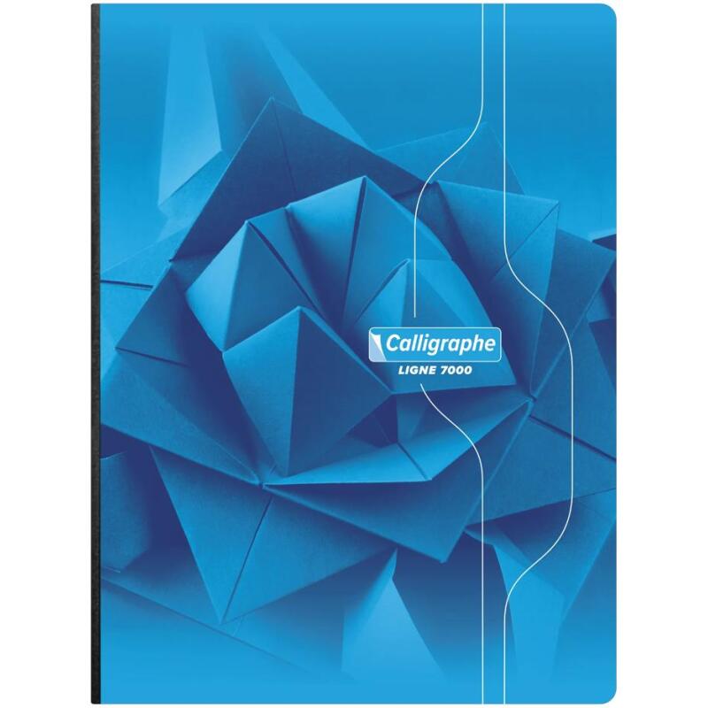 Cahier brochure souple dos toilé 7000 24x32 cm 288 pages grands carreaux 70 g - Assortis