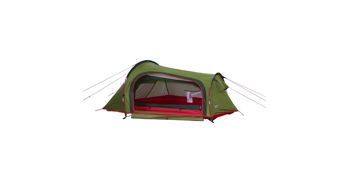 High PeakSparrow LW 2P tent  (Groen/rood)