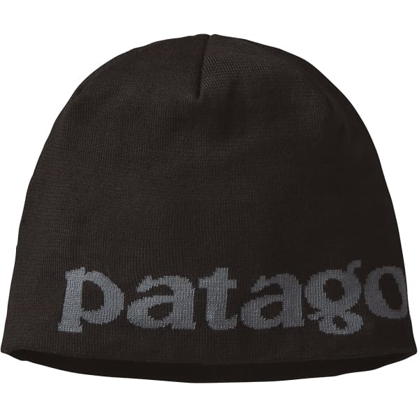 Bonnet PATAGONIA BEANIE HAT LOGO BELWE: BLACK
