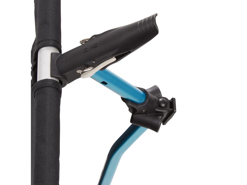 HELINOX Feldbett Cot One Convertible Black/Cyan Blue,190 cm Leichte, zusammenfaltbare Campingliege