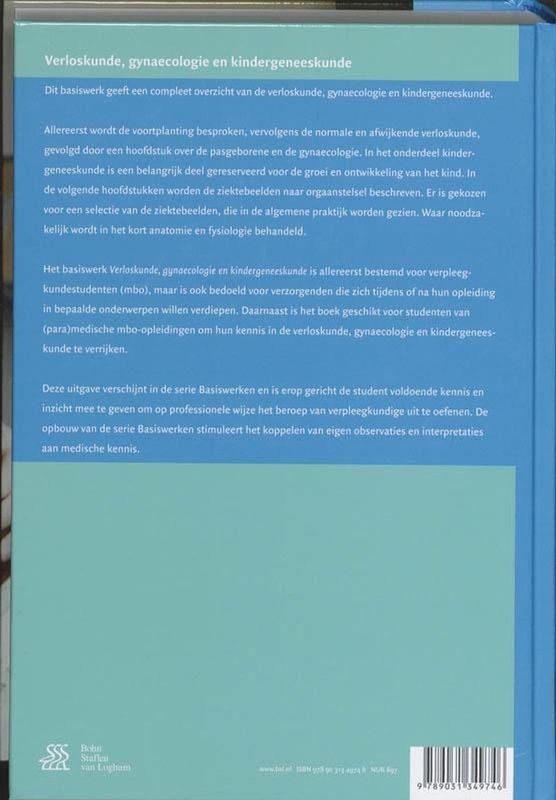 Verloskunde - Kindergeneeskunde en Gynaecologie - Kinderboek - Anatomie en Fysiologie