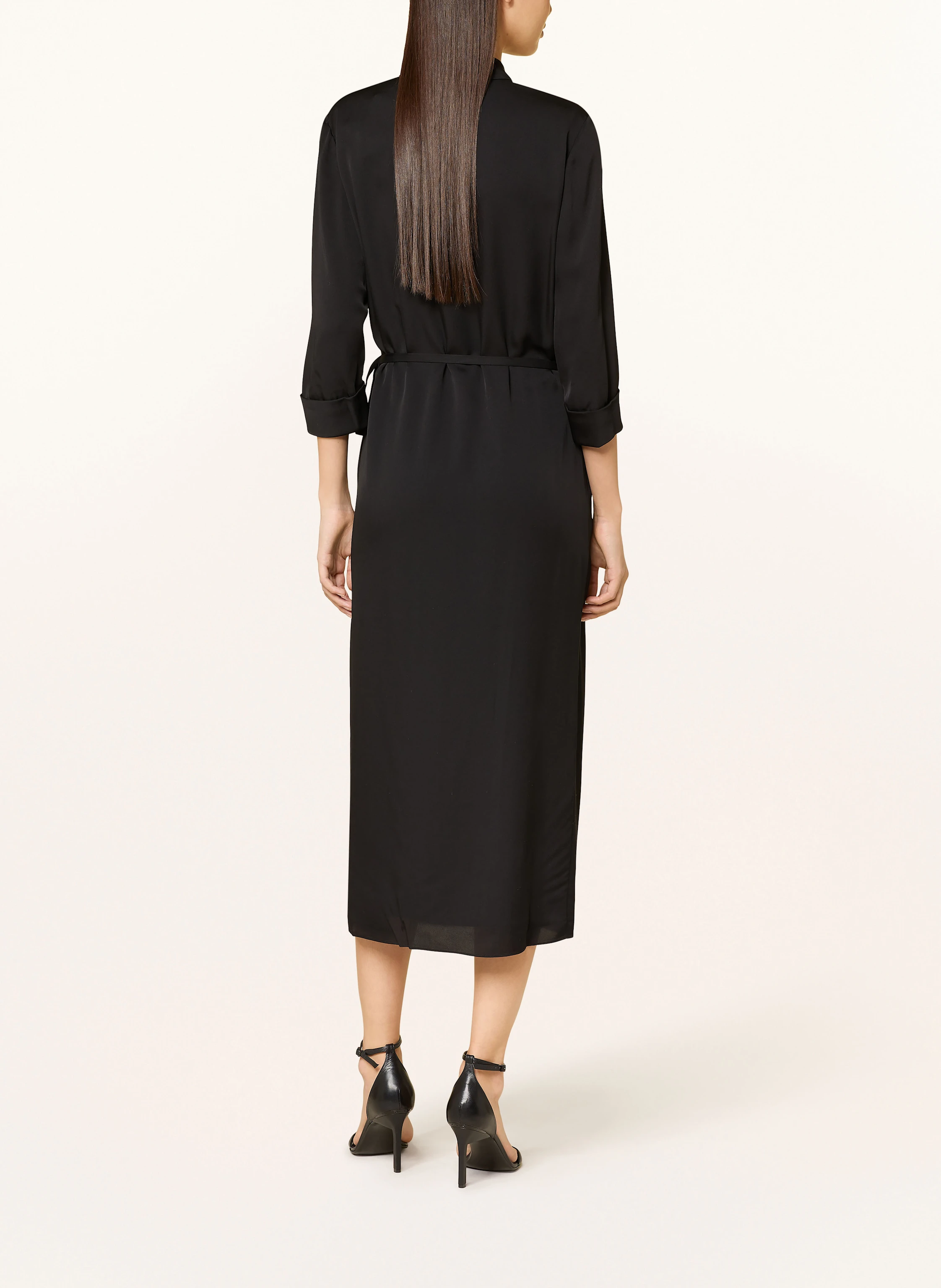 Theory Wickelkleid aus Seide mit 3/4-Arm