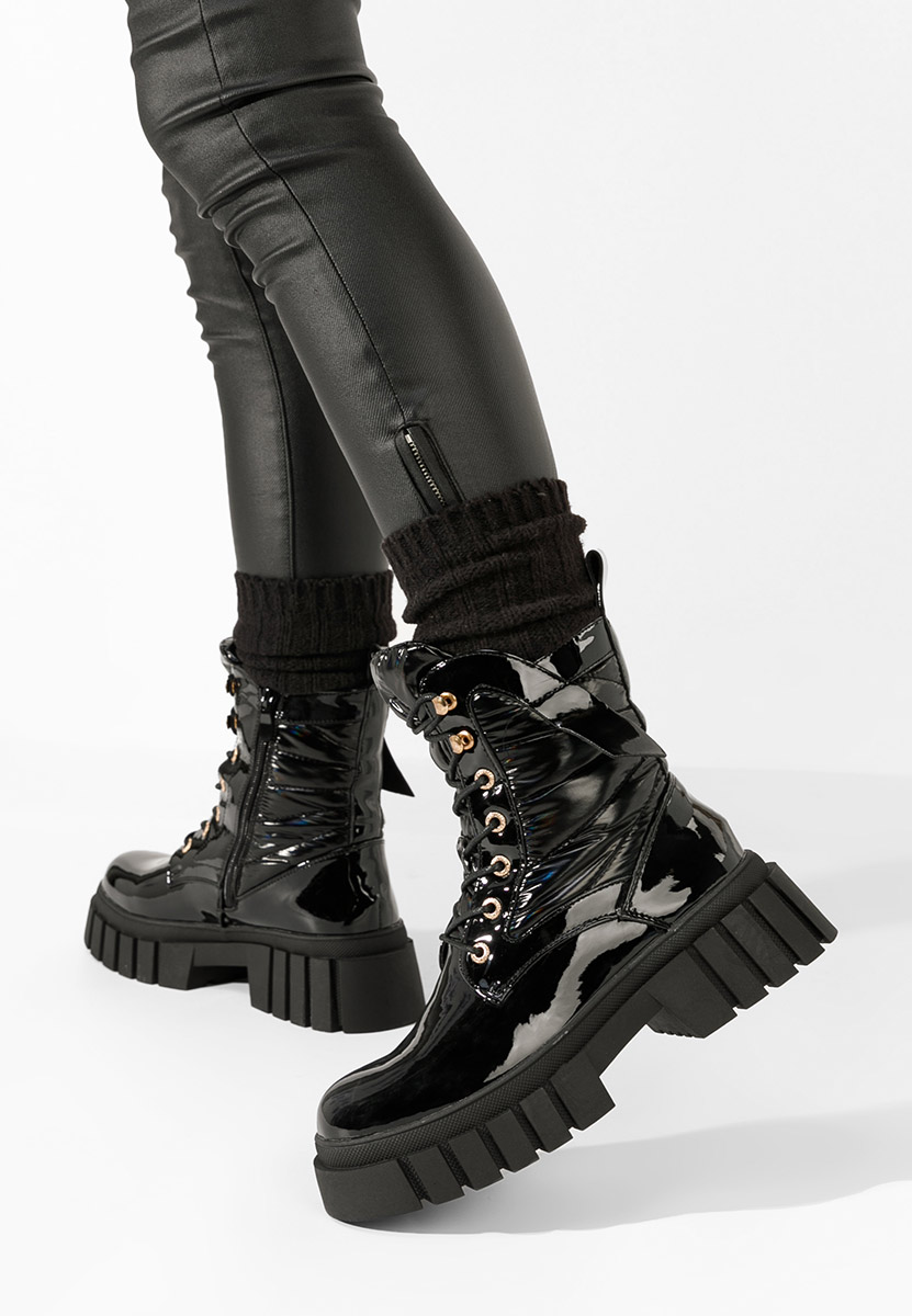 Bottines rangers femme noirs Arryna V3