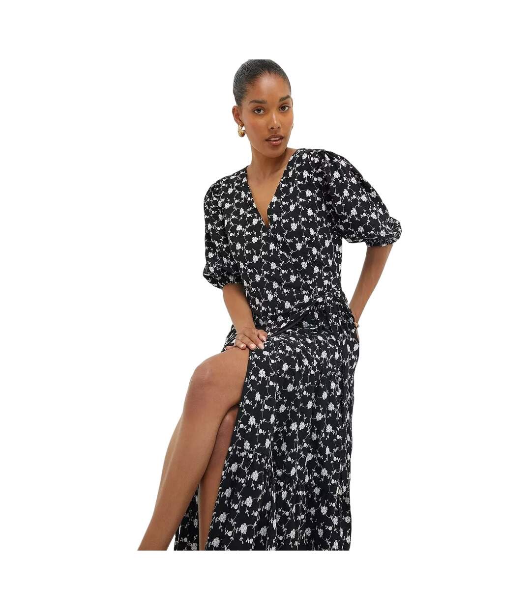 Dorothy Perkins - Robe mi-longue - Femme (Noir) - UTDP3553
