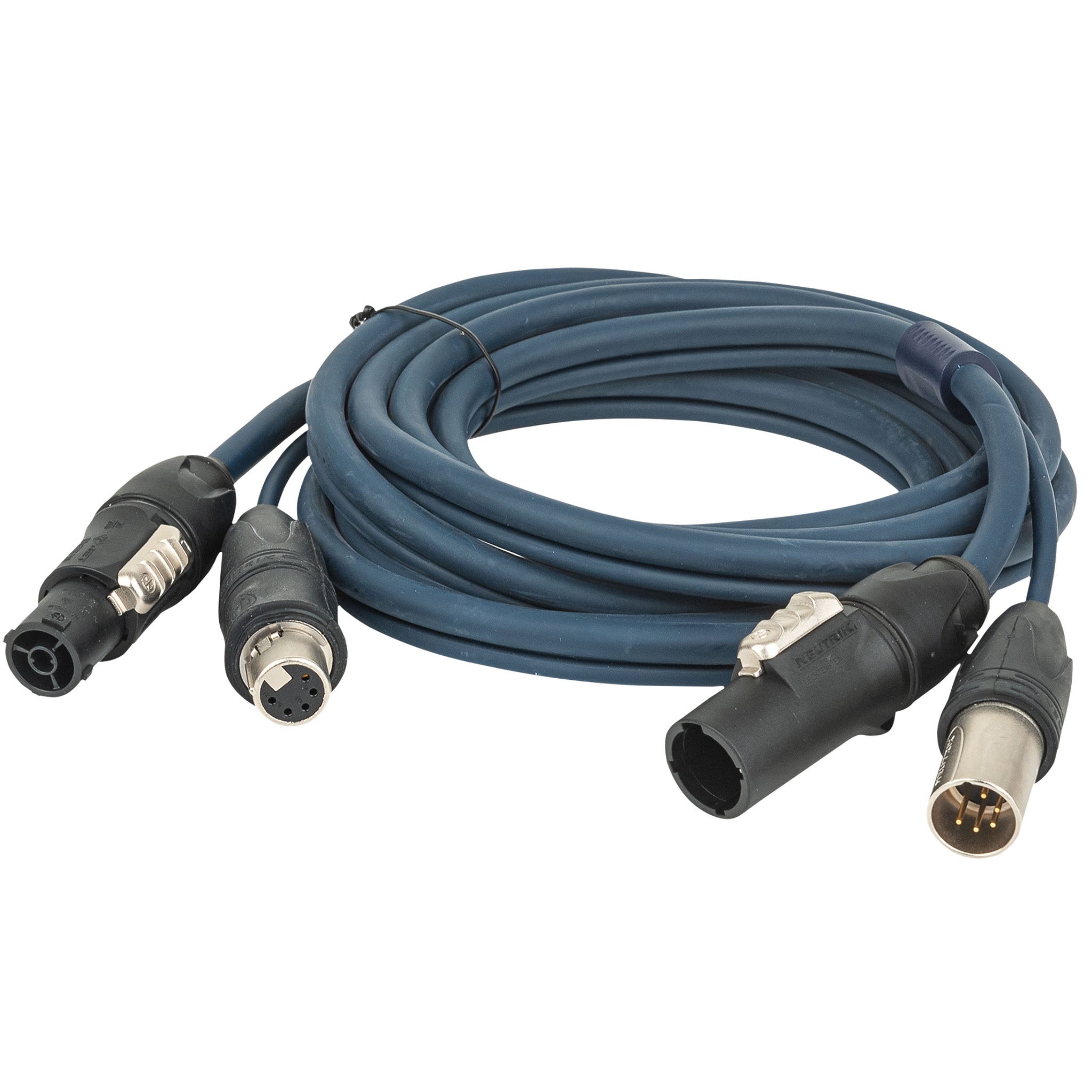 DAP FP-16 hybride kabel PowerCON True1 - 5p XLR, 6 meter