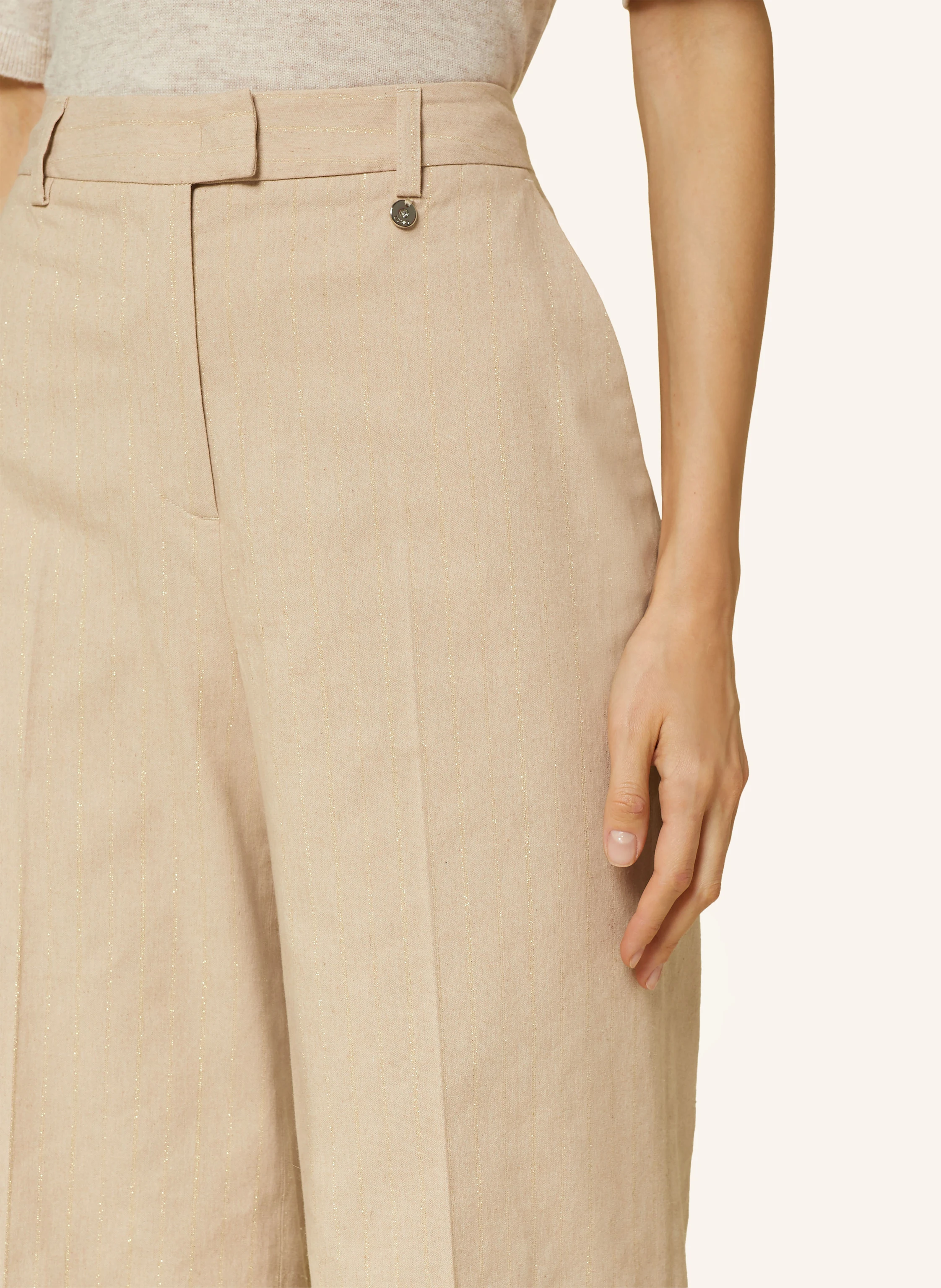LIU JO Marlenehose mit Glitzergarn