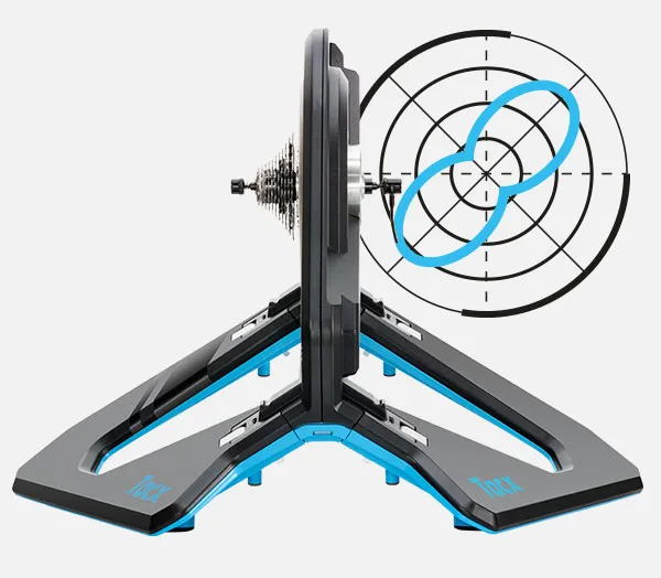 Tacx NEO 2T, 85 Nm, ANT  aktiveret, Kontrollampe, Sort, Blå, Roller cykeltræner