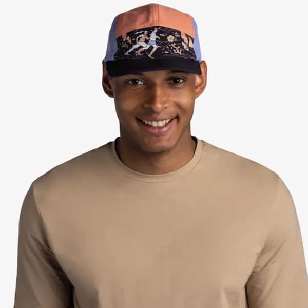 Casquette trail BUFF 5 PANEL GO CAP POW RUNNING MULTI