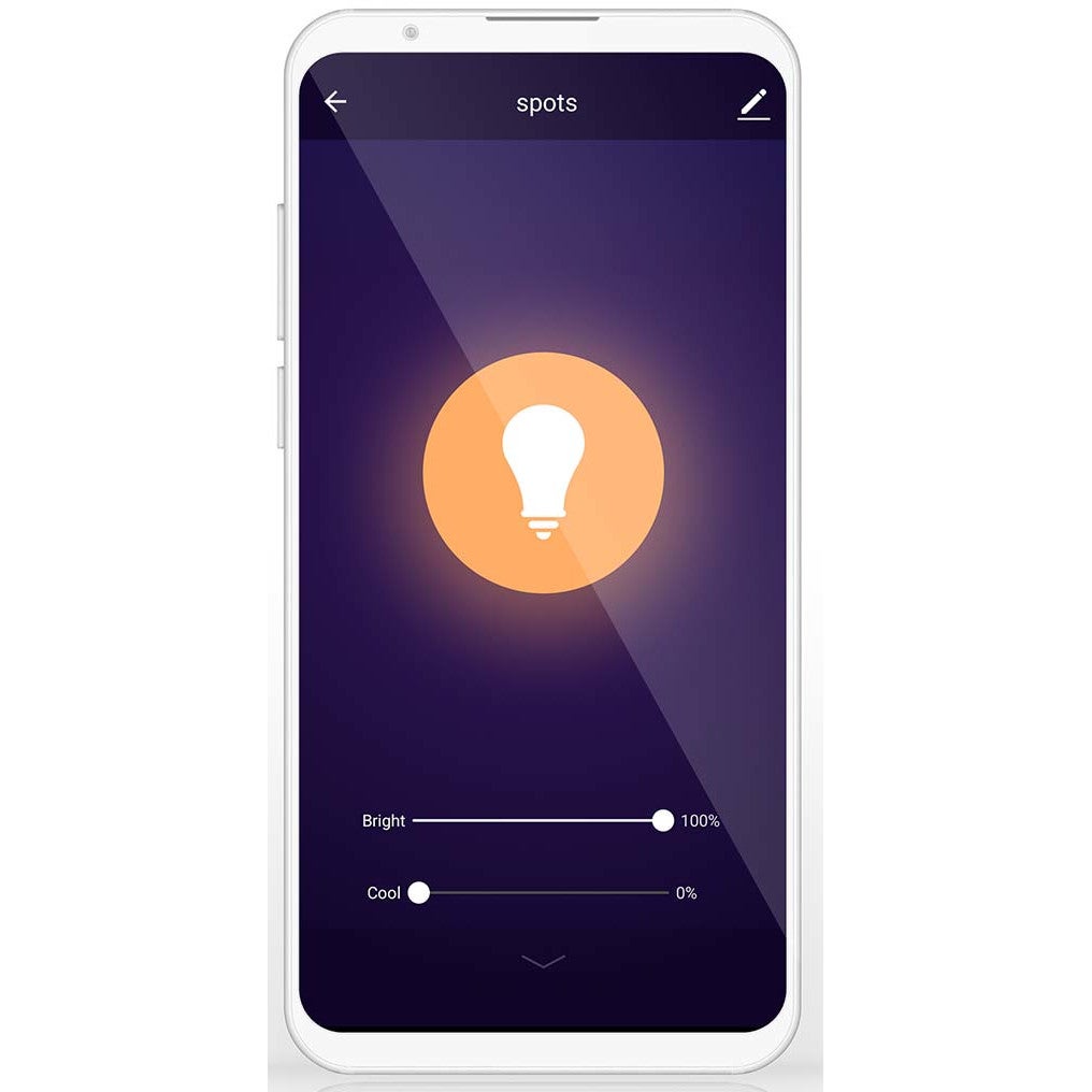 Nedis WIFILRW10E14 Smartlife LED-lamp E14 470 lm 4.9 W warm-cool white