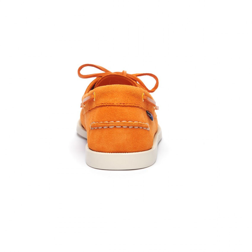 DOCKSIDES PORTLAND FLESH OUT Orange-Chaussures bateau pour homme en suede Portland