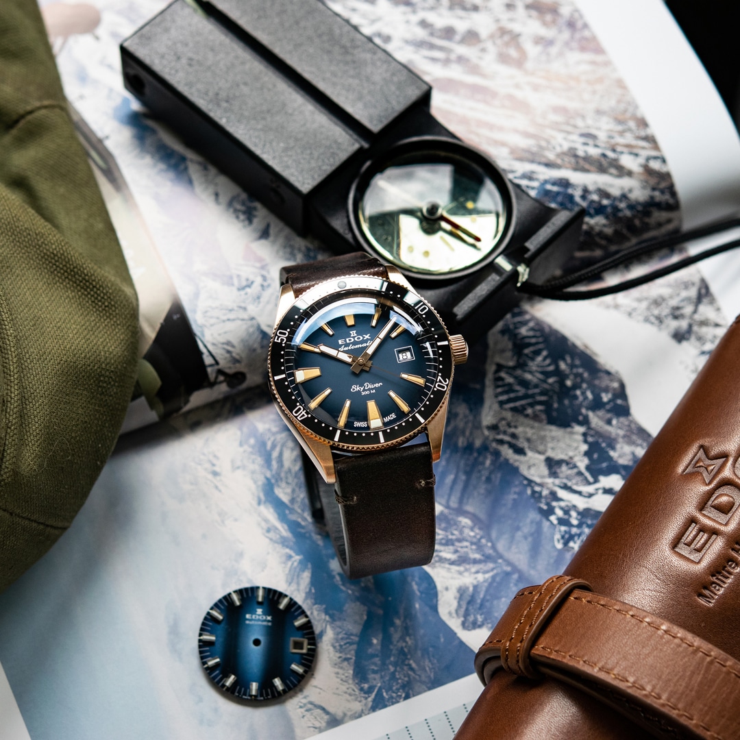Edox SkyDiver Date Automatic Limited Edition