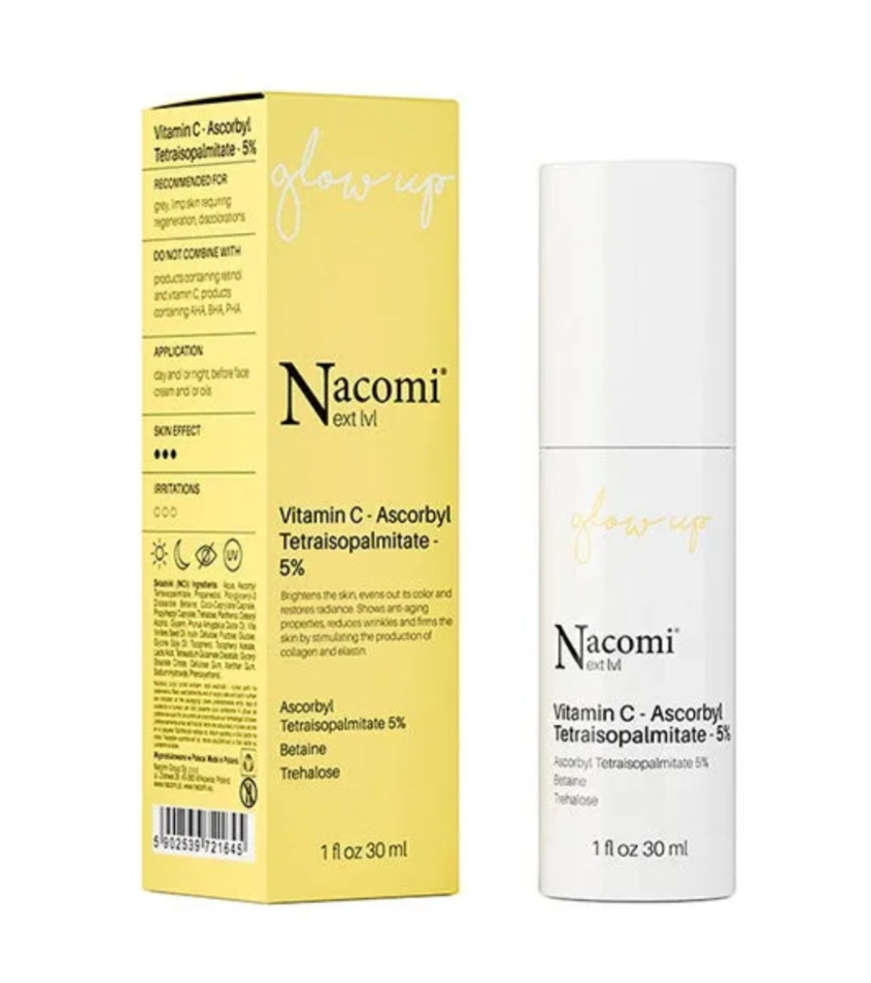 Nacomi - *Next Lvl* - Soro com Vitamina C Ascorbil Tetraisopalmitato 5% Glow Up