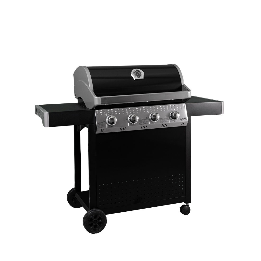 Mr.Grill Gasgrill mit 4 Brennern, inkl. Gasschlauch und -Regler