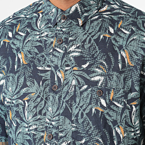 Chemise Manches Courtes 1034896-XX-10 Bleu Marine Floral